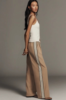 Bishop + Young Ford Tie-Front Track Pants | Anthropologie (US)