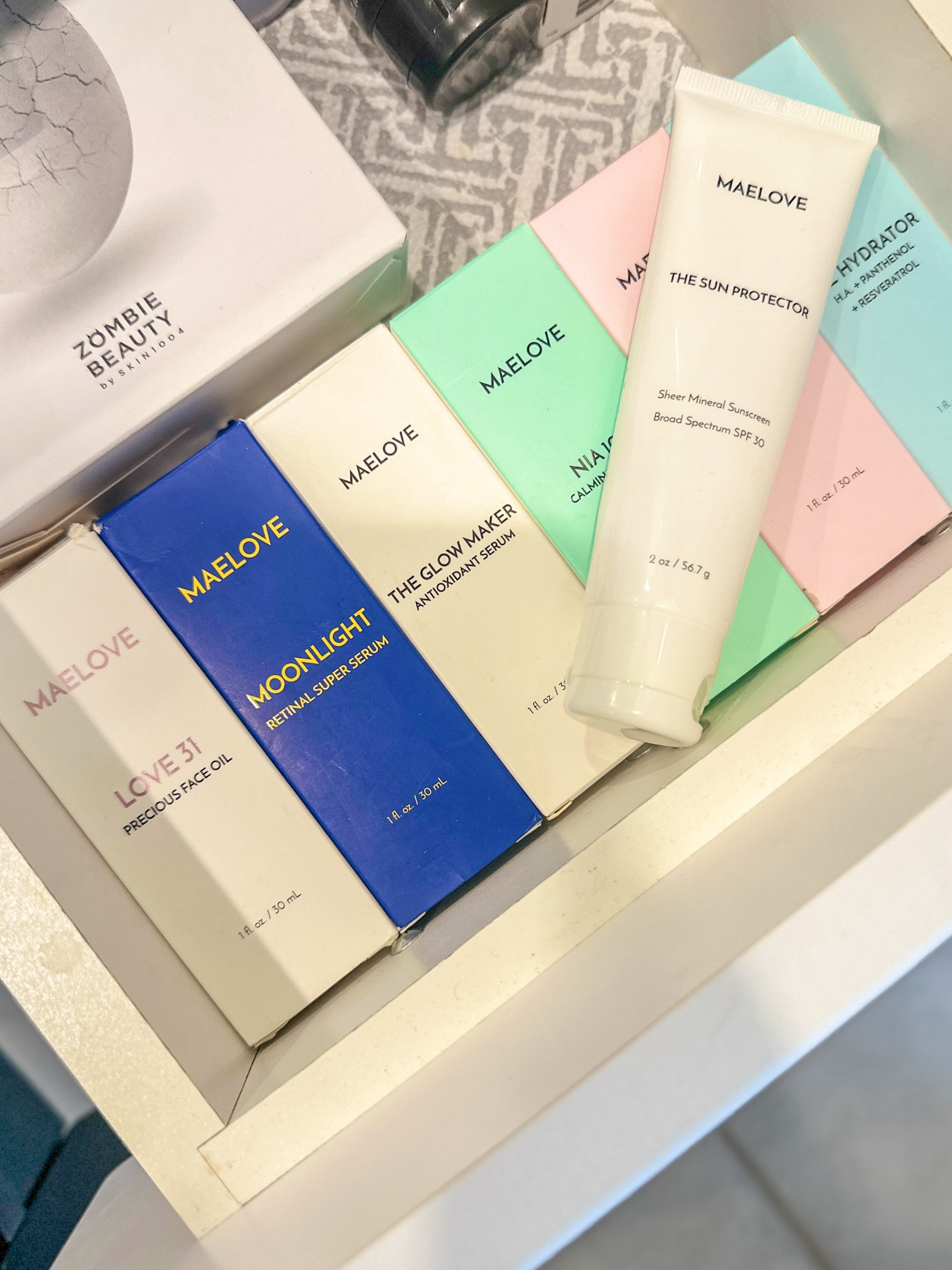 A peek inside of my beauty drawer. 🧖‍♀️
MAELOVE has been a staple in my beauty routine for the past couple of years. My clear and glowing skin is a byproduct of this amazing skincare line. 

#LTKbeauty