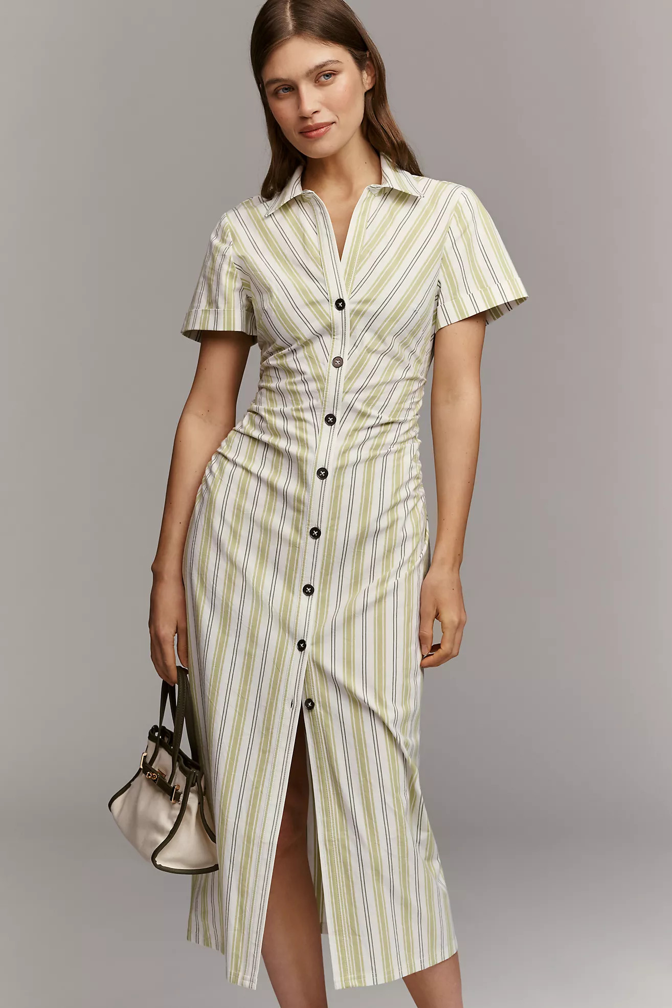 Greer Midi Shirt Dress by Pilcro | Anthropologie (US)