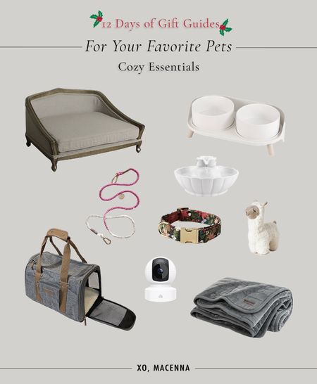 The furry friends in your life will love a cozy weighted blanket, a new collar and a new fluffy toy! Get one or all of these gifts for your friends and family's pets too!

#LTKSeasonal #LTKHoliday #LTKGiftGuide