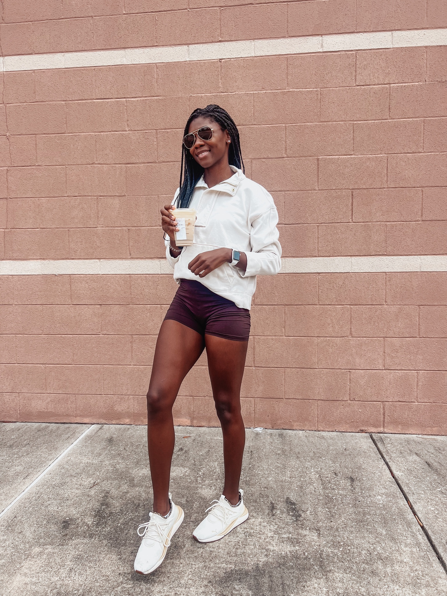 Neutral Nike short outfit 
Easy mom outfit 
Comfy walking shoes 
Cute affordable sneakers 

#LTKU #LTKfamily #LTKSeasonal