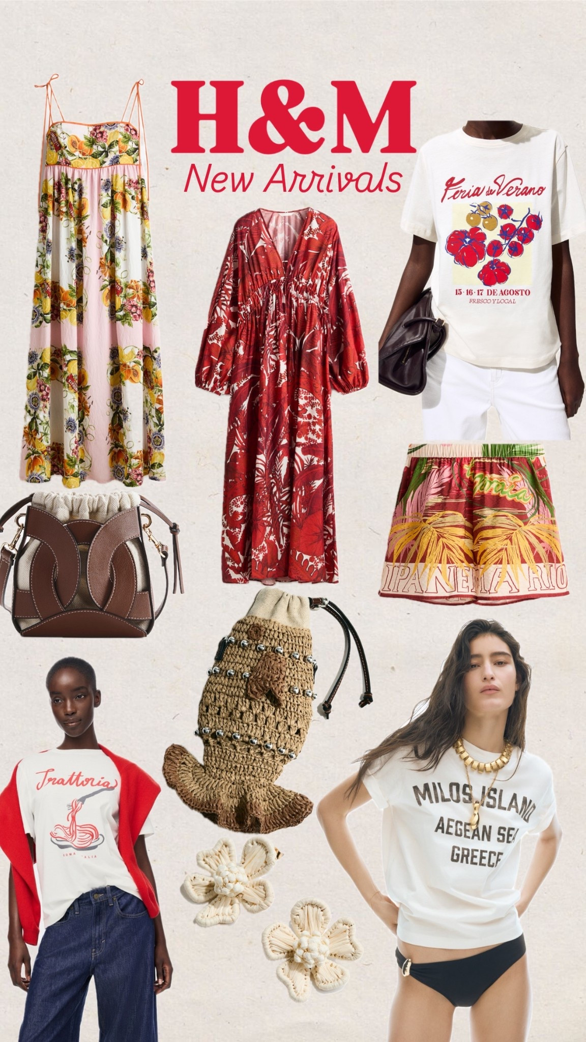 Tomato t shirt
Italian
Fish bag
Crochet bag
Summer outfit
Spring outfit
Maxi dress