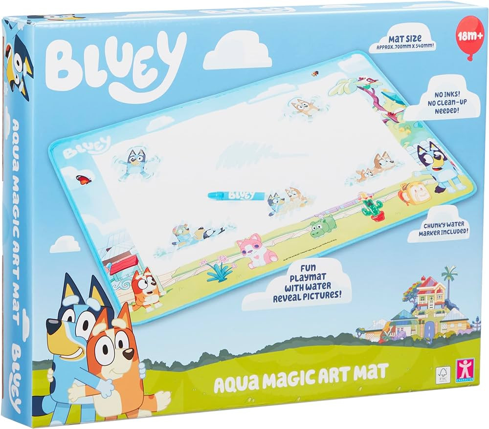 Character Options 07838 BLUEY AQUAMAGIC Art MAT | Amazon (US)
