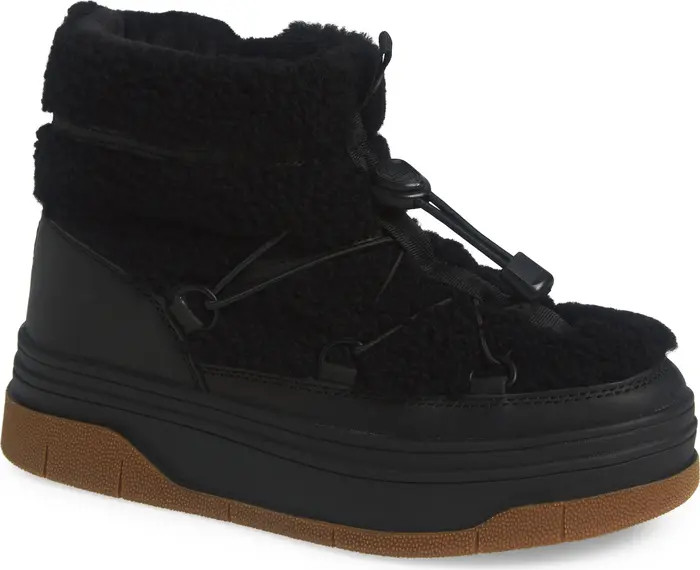 Janie Waterproof Faux Shearling Platform Bootie (Women) | Nordstrom