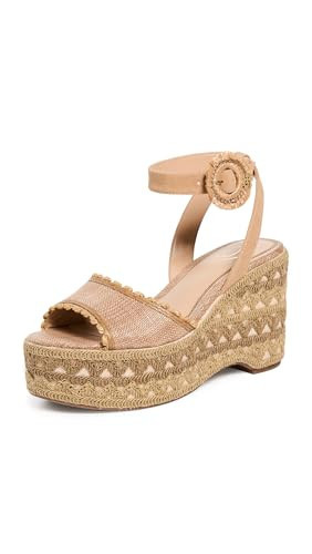 Sam Edelman Women's Amber Wedge Sandal Buff Tan 8.5 Medium | Amazon (US)