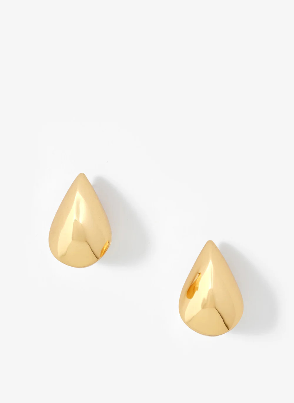Gold Tone Statement Teardrop Earrings | Mint Velvet