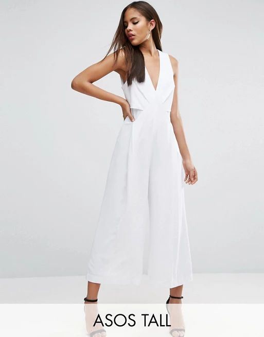 ASOS TALL Jumpsuit with Origami detail and Culotte leg | ASOS US