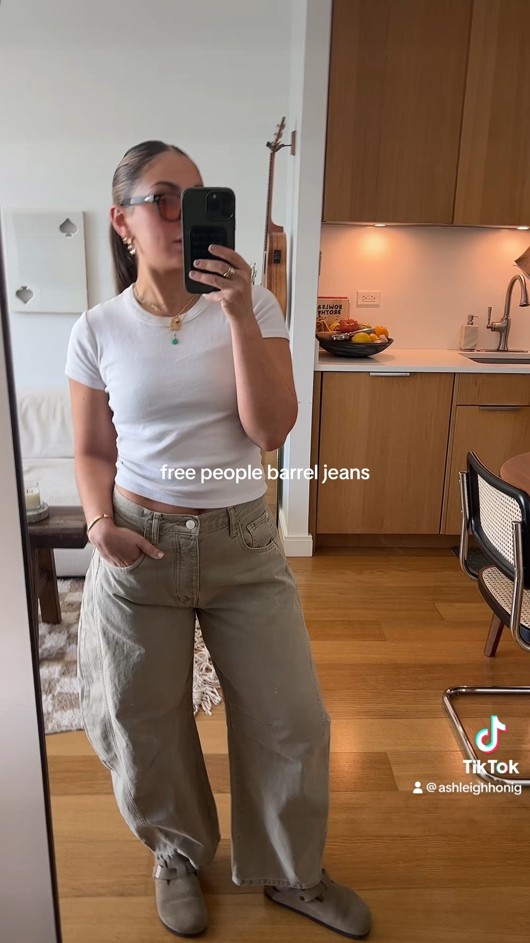 Free People Barrel Jeans