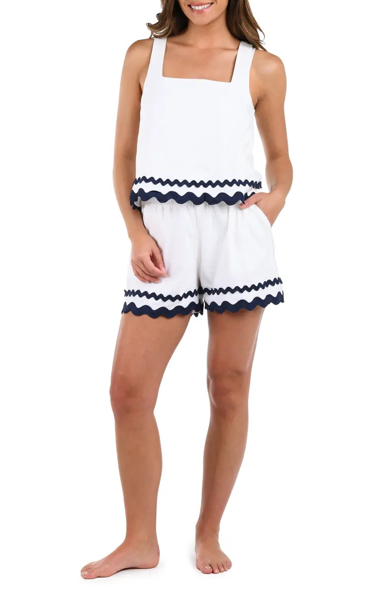 La Blanca Poolside Square Neck Cover-Up Tank Top | Nordstrom | Nordstrom