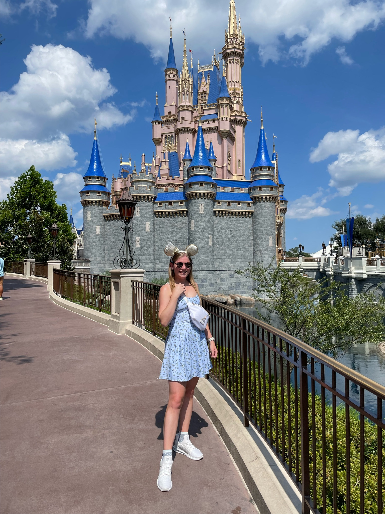 Disney outfit. Castle fanny pack, floral tennis dress (under $20), and Nikes  

#LTKSeasonal