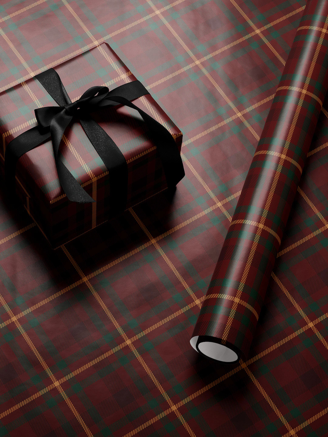 Classic Christmas Plaid Wrapping Paper Holiday Gift Wrap Tartan Gift Wrap Red Christmas Gift Wrap... | Etsy (US)