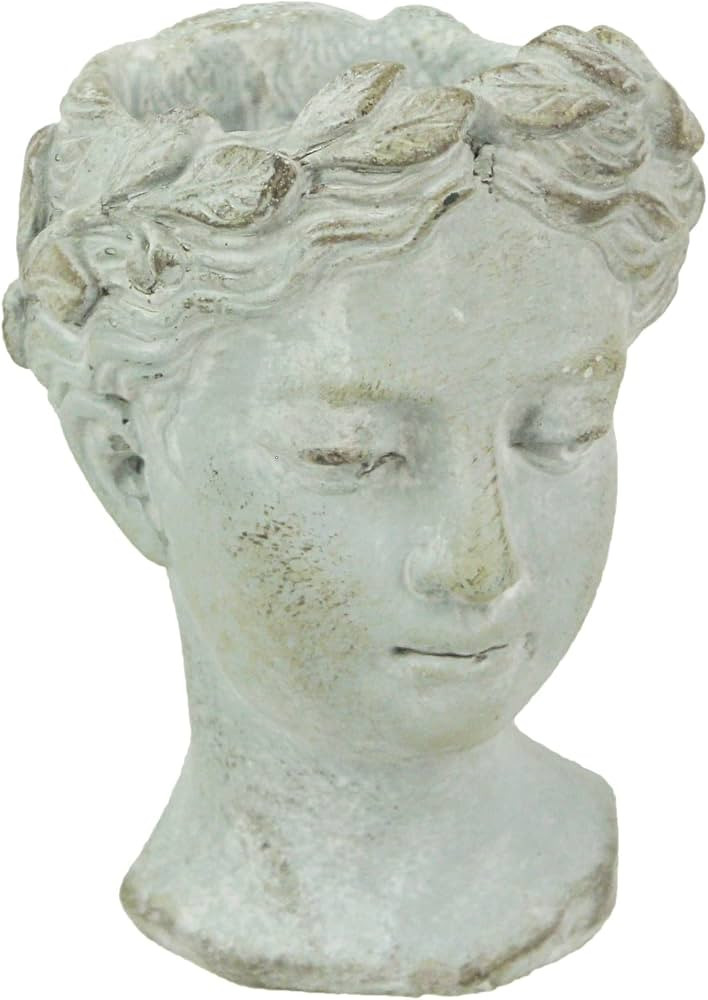 Distinctive Designs Wall-Mounted Greek Roman Female Head Statue Planter | Amazon (US)