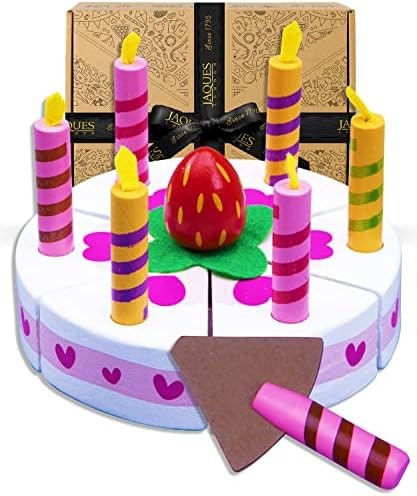 Jaques of London Wooden Play Food Cake | Wooden Toys for Girls and Boys | Pretend Food | Play Foo... | Amazon (UK)