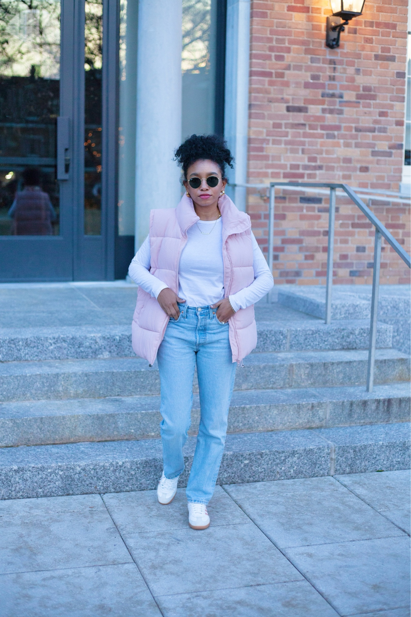 Vest: medium
Shirt: small
Jeans: 26 (one size up for slightly baggier fit)
Sneakers: true to size


#LTKSeasonal #LTKstyletip #LTKfindsunder50