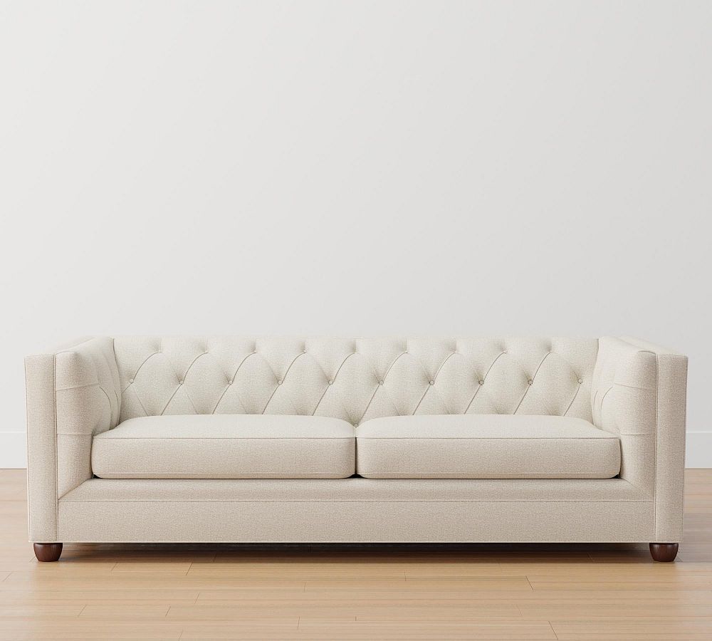 Chesterfield Square Arm Upholstered Sofa | Pottery Barn (US)