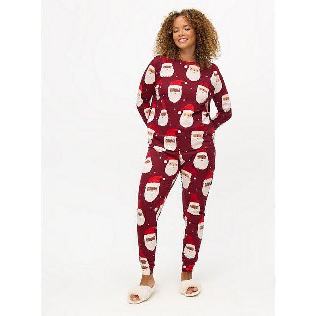 Buy Matching Family Women's Christmas Santa Printed Pyjamas 8-10 | Pyjamas | Tu | Tu Clothing