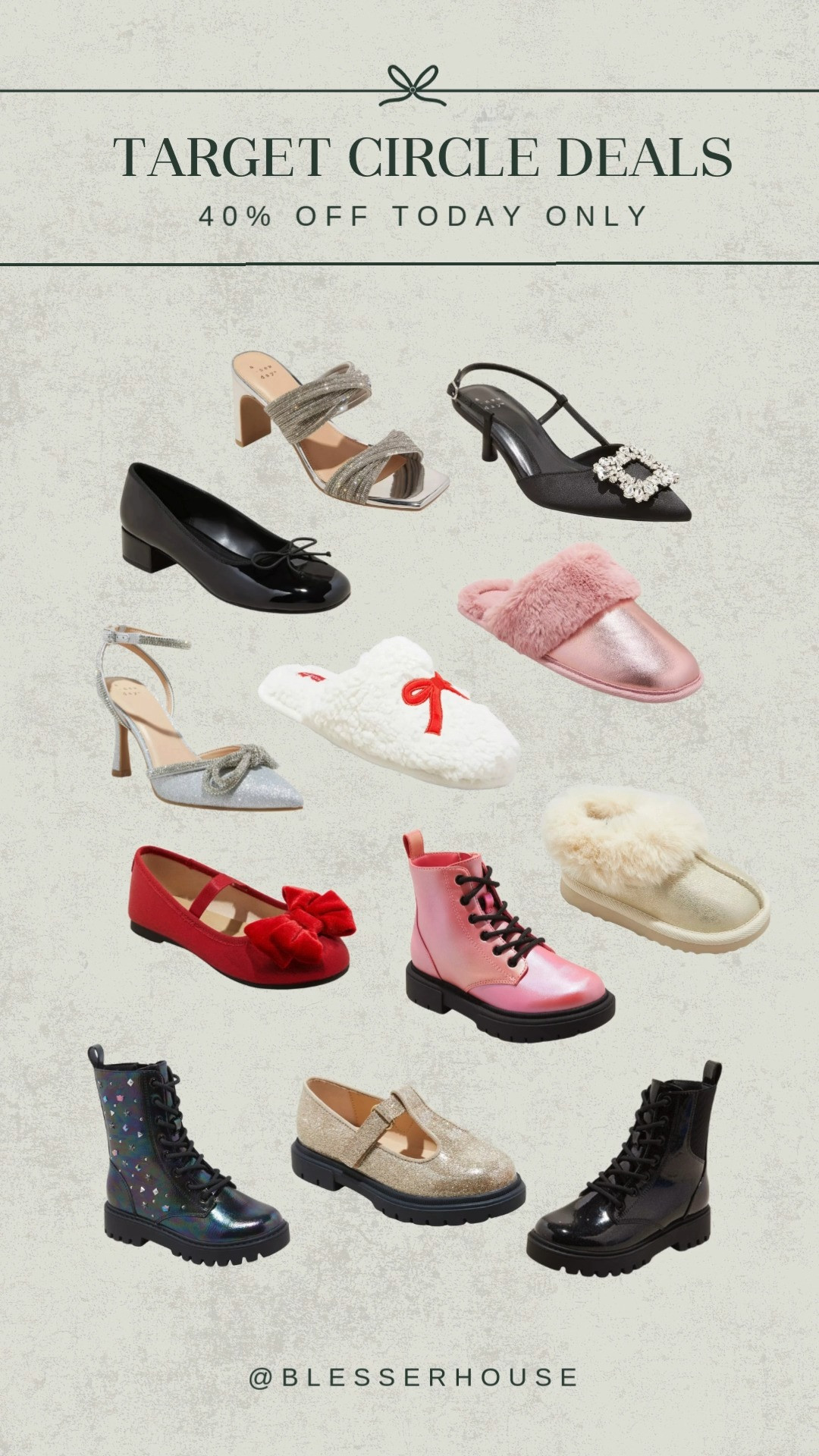 40% off all shoes for women, kids. girls, boys, and men! Get those holiday outfits ready.  

 #LTKCyberWeek #LTKHoliday