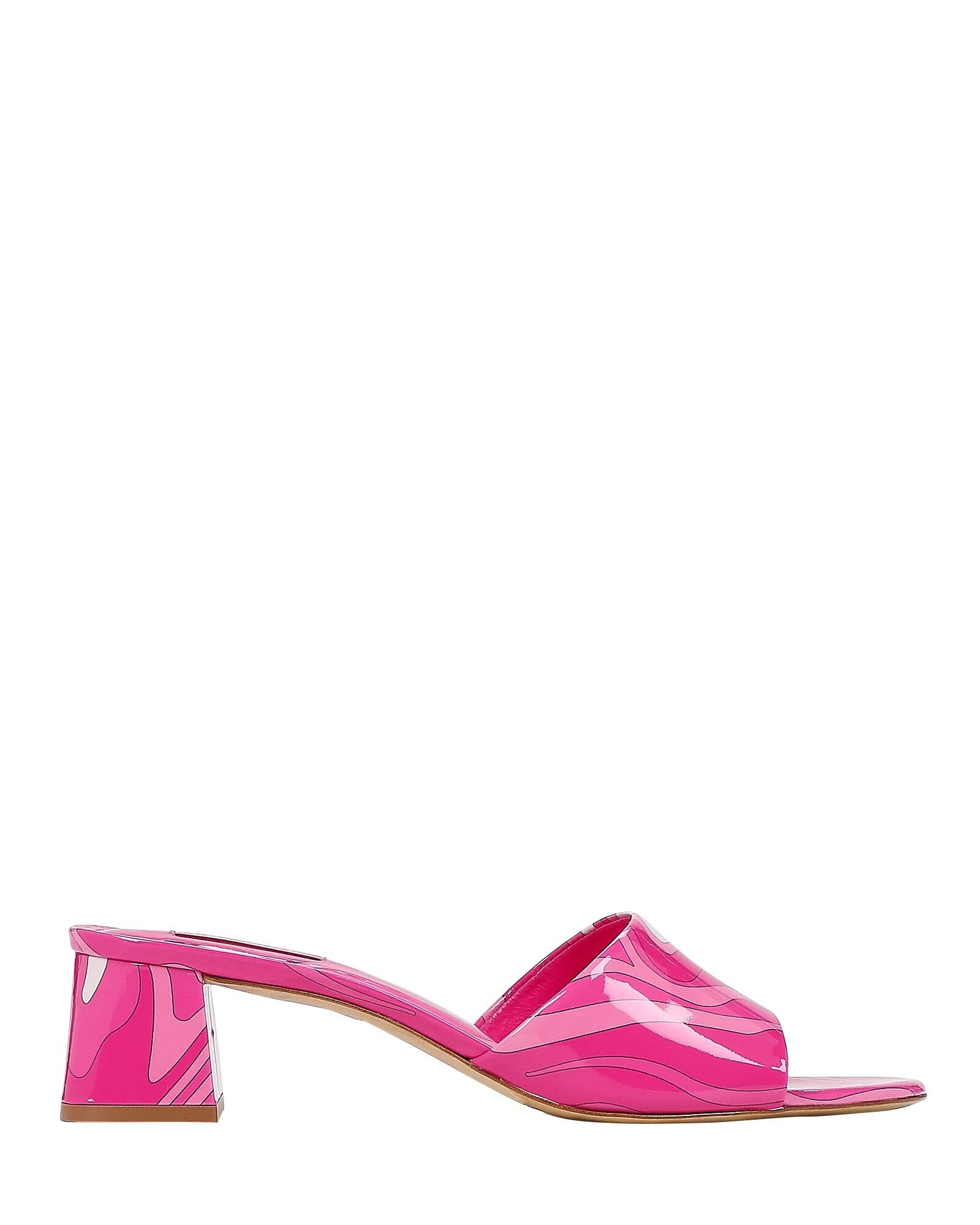 Brigitte Patent Leather Mules | INTERMIX
