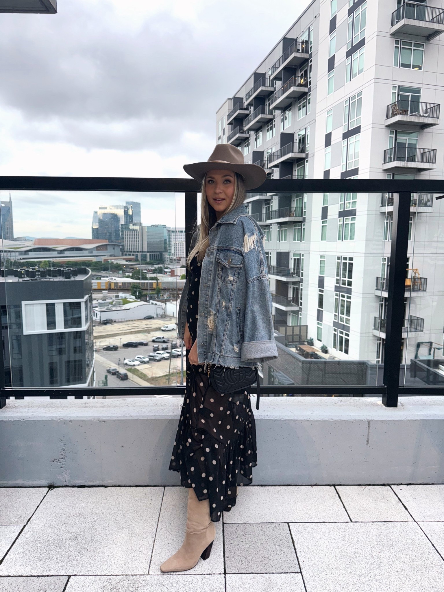 Nashville nights #nashville #western #nashvilleoutfit #westernoutfit #cowboyhat 

Dress - old H&M 
Jacket - oak & Fort 
Hat - Rustler hat co 

#LTKstyletip #LTKtravel #LTKcanada