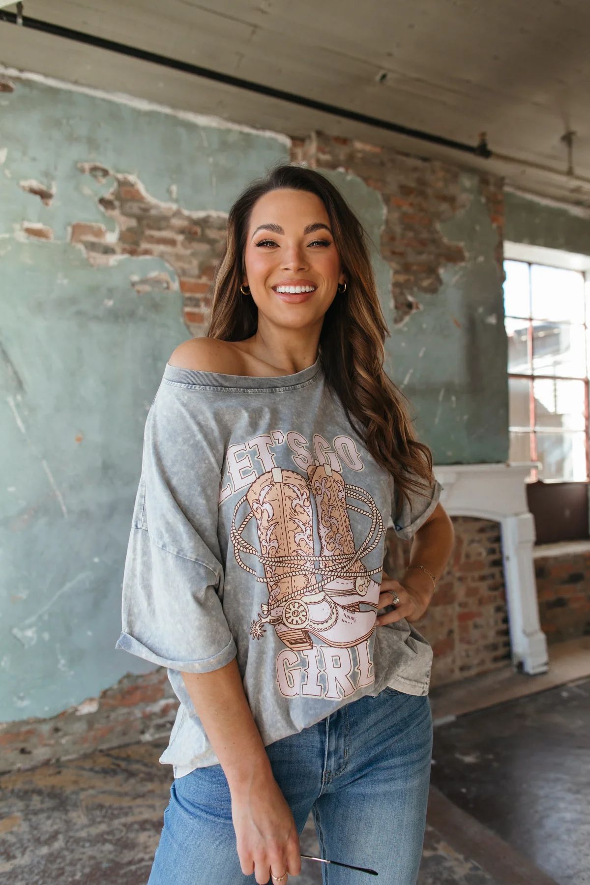 Shania Washed Tee | The Post