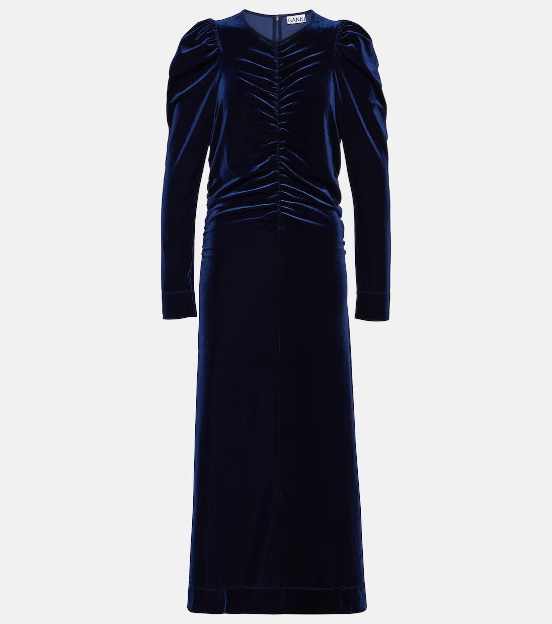 Ruched velvet midi dress | Mytheresa (US/CA)