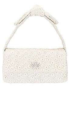 Lele Sadoughi Lyle Shoulder Bag in White Daisy from Revolve.com | Revolve Clothing (Global)
