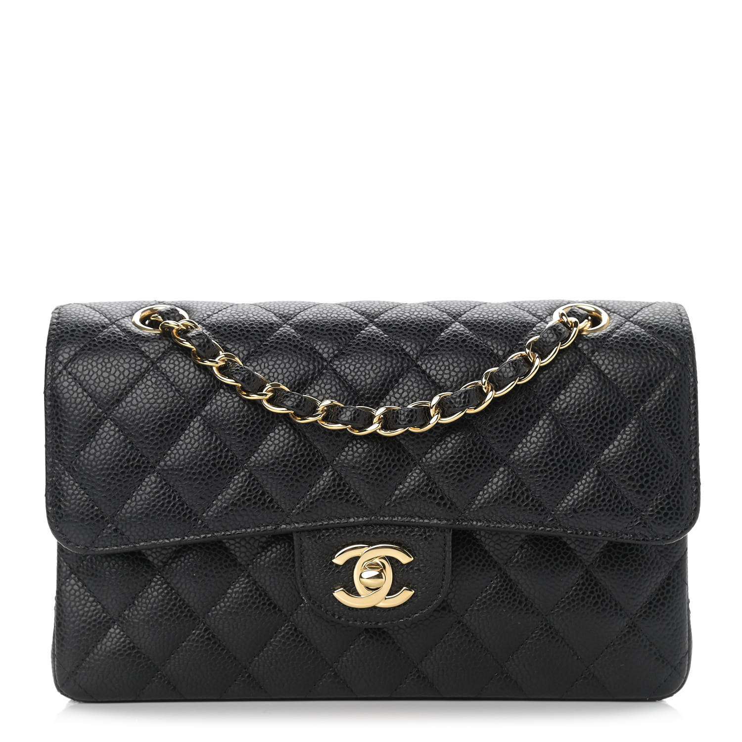 CHANEL

Caviar Quilted Small Double Flap Black | Fashionphile