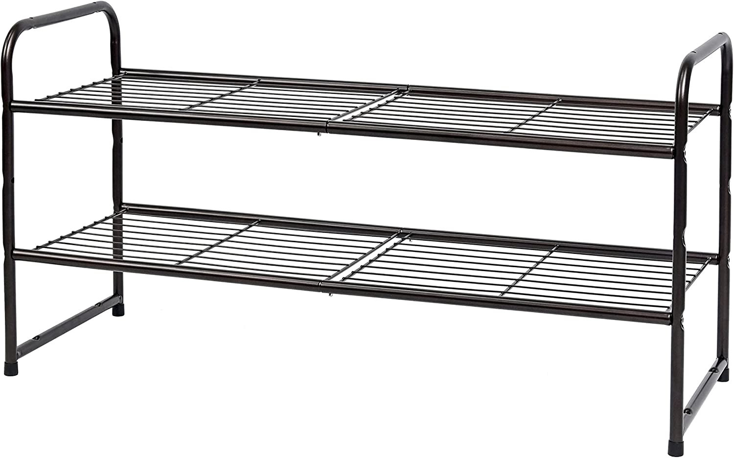 SUFAUY 2-Tier Shoe Rack, Shoe Shelf Storage Organizer for Entryway, Extra Large Capacity, Bedroom... | Amazon (US)