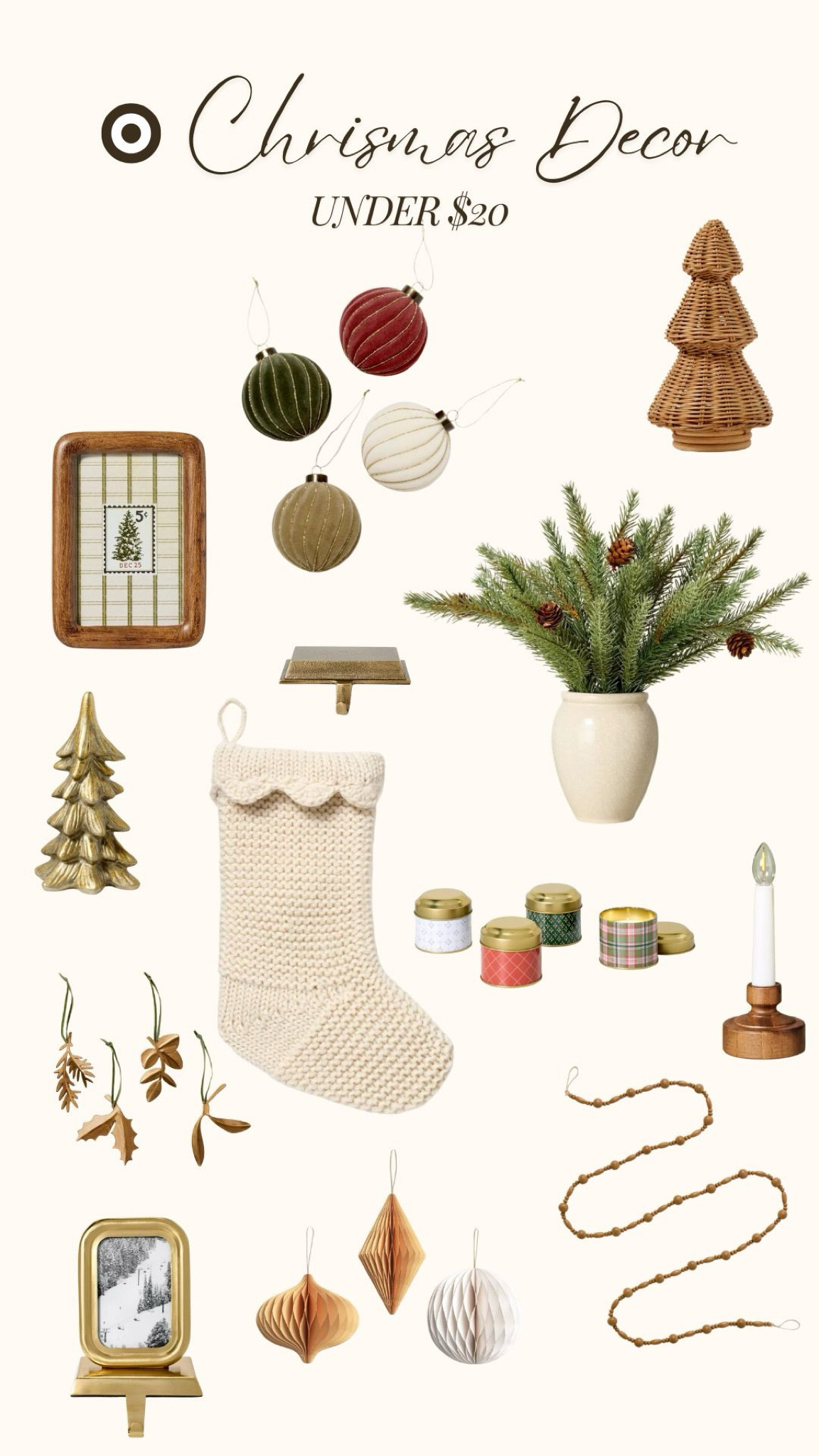 Cute + affordable Christmas decor finds!🤎

#LTKSeasonal #LTKHome #LTKHoliday
