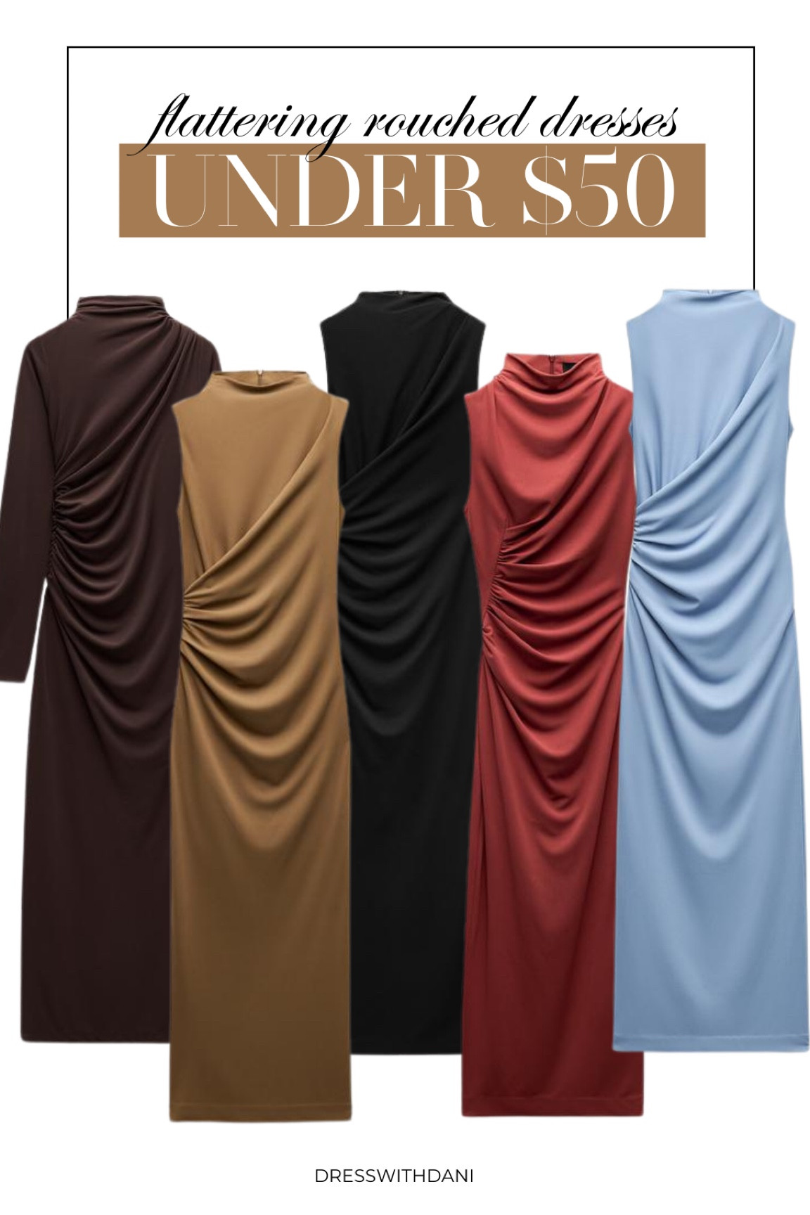 A ruched dress always sits so beautifully and comfortably on the body. The ruching ends up, emphasizing your shape beautifully without being too tight or transparent 🤍



Modest dress, elegant dressing, workwear dress, work were FIND, office style, office fashion, office dress, event dress, Zara, Zara on LTK, Zara dress 

#LTKMidsize #LTKWorkwear #LTKFindsUnder50
