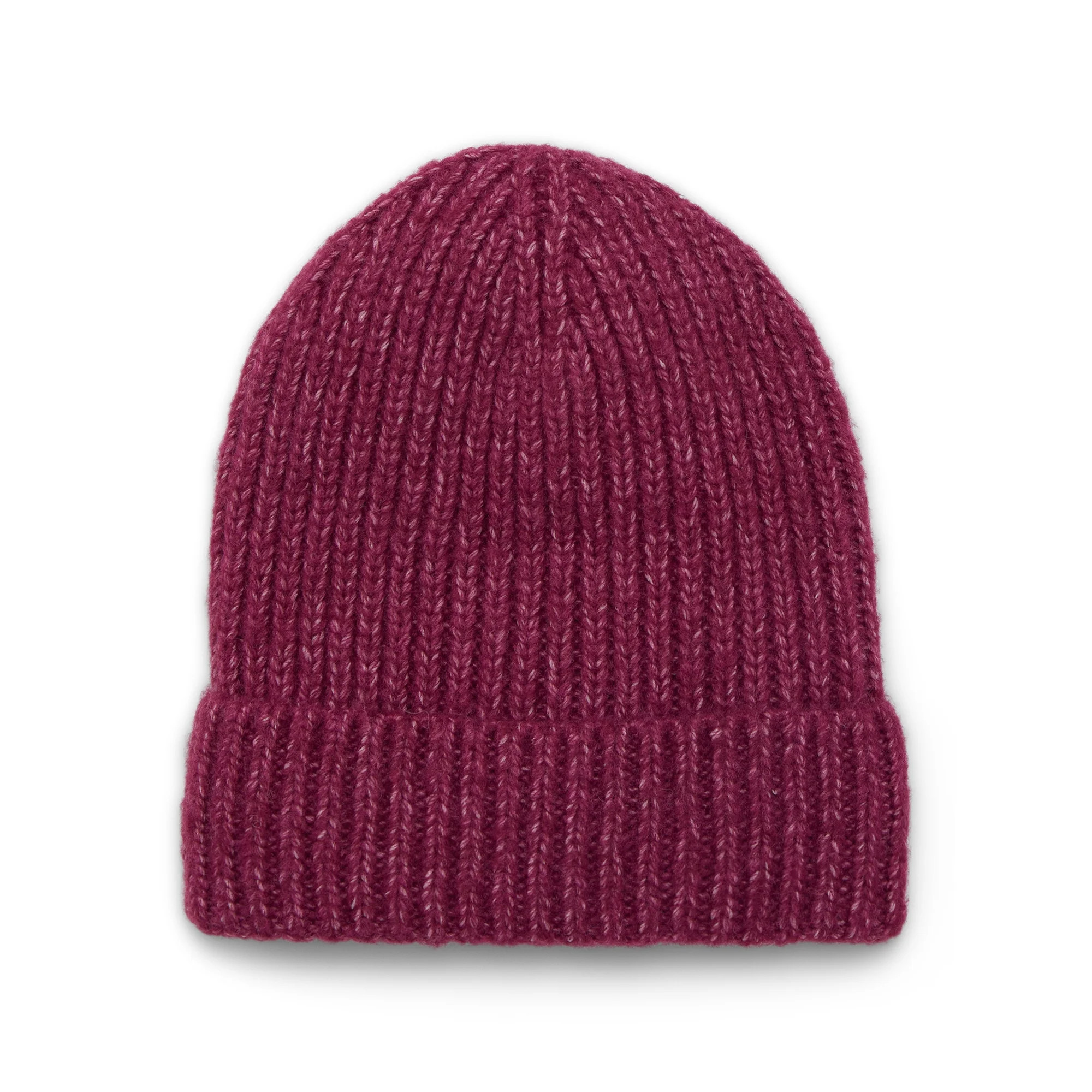 Time and Tru Women's Rib Beanie, One Size Fits Most, Wine Combo | Walmart (US)