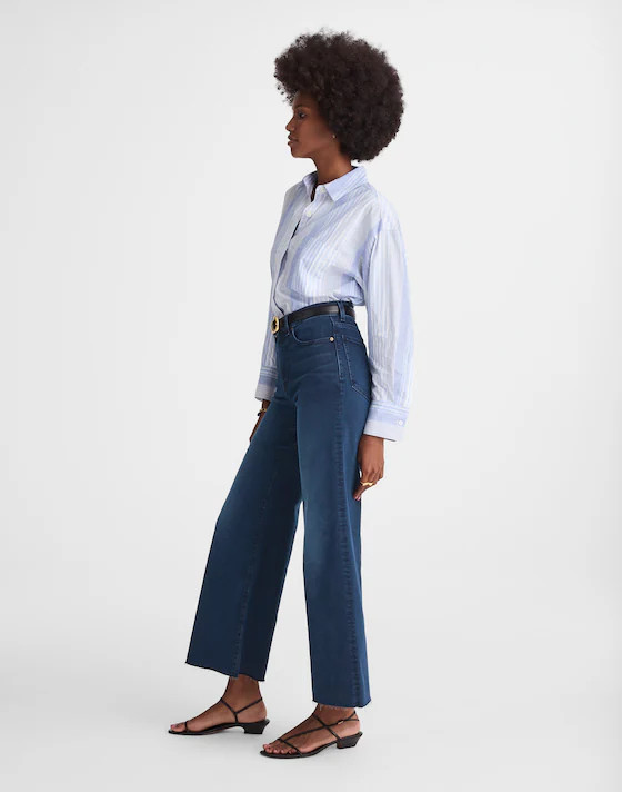 Flared Wide-Leg Crop Jeans | Madewell
