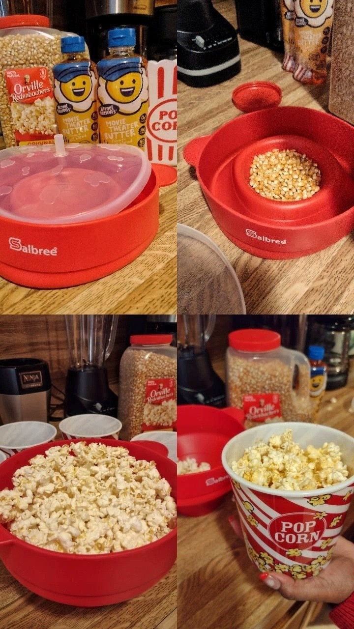 I bought my sister this microwavable and dishwasher safe popcorn maker last year for Christmas.🍿 She uses it year round and for this Christmas season we're going to make a white chocolate popcorn with holiday M&Ms and festive sprinkles.🤤👌🏾🎀🎄🎅🏾

#LTKHoliday #LTKfoodie #LTKFindsUnder50