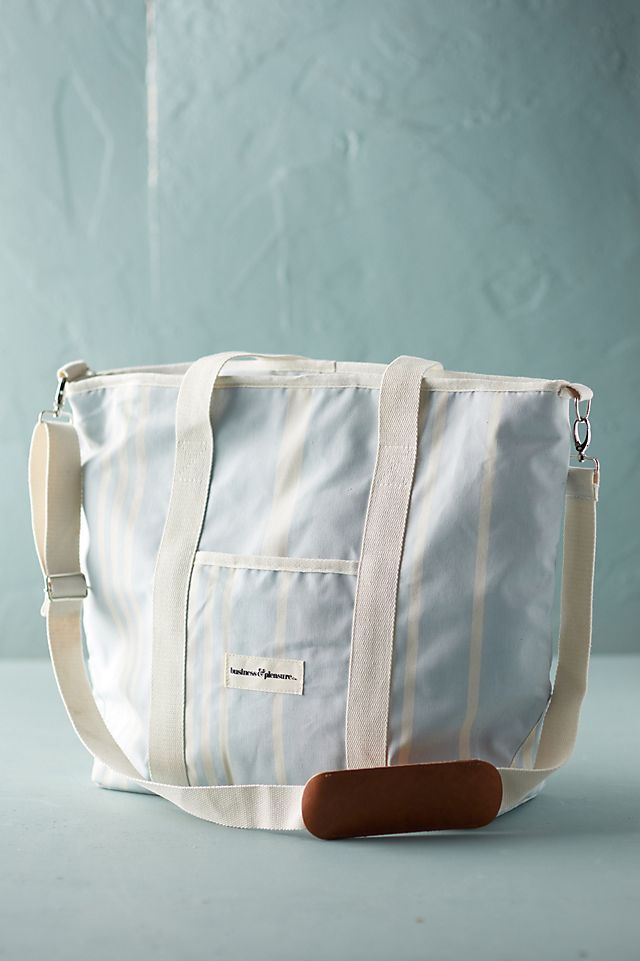 Cotton Stripe Cooler Tote Bag | Anthropologie (US)