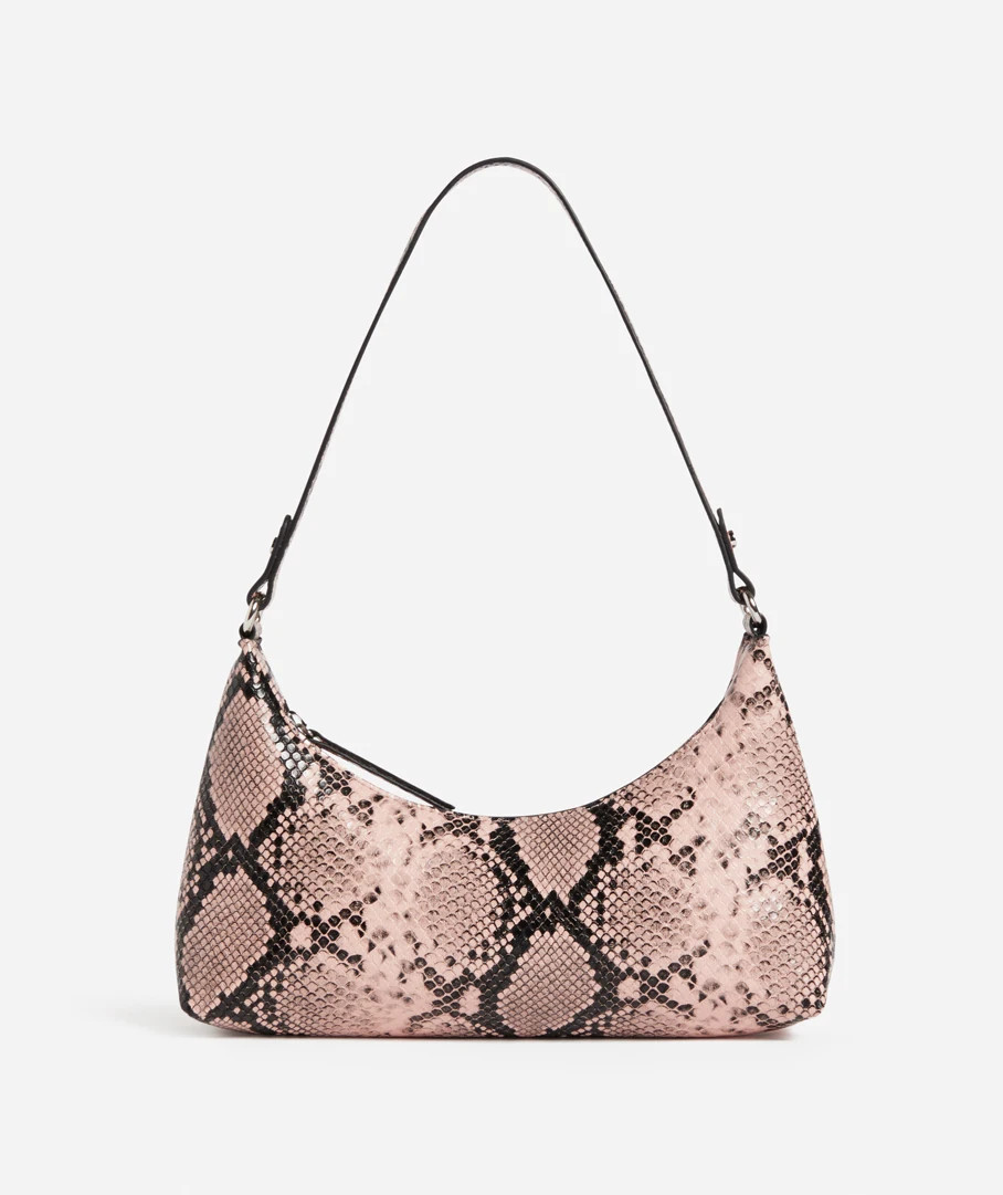 CONNIE SNAKE PRINT SHOULDER BAG | Sportsgirl