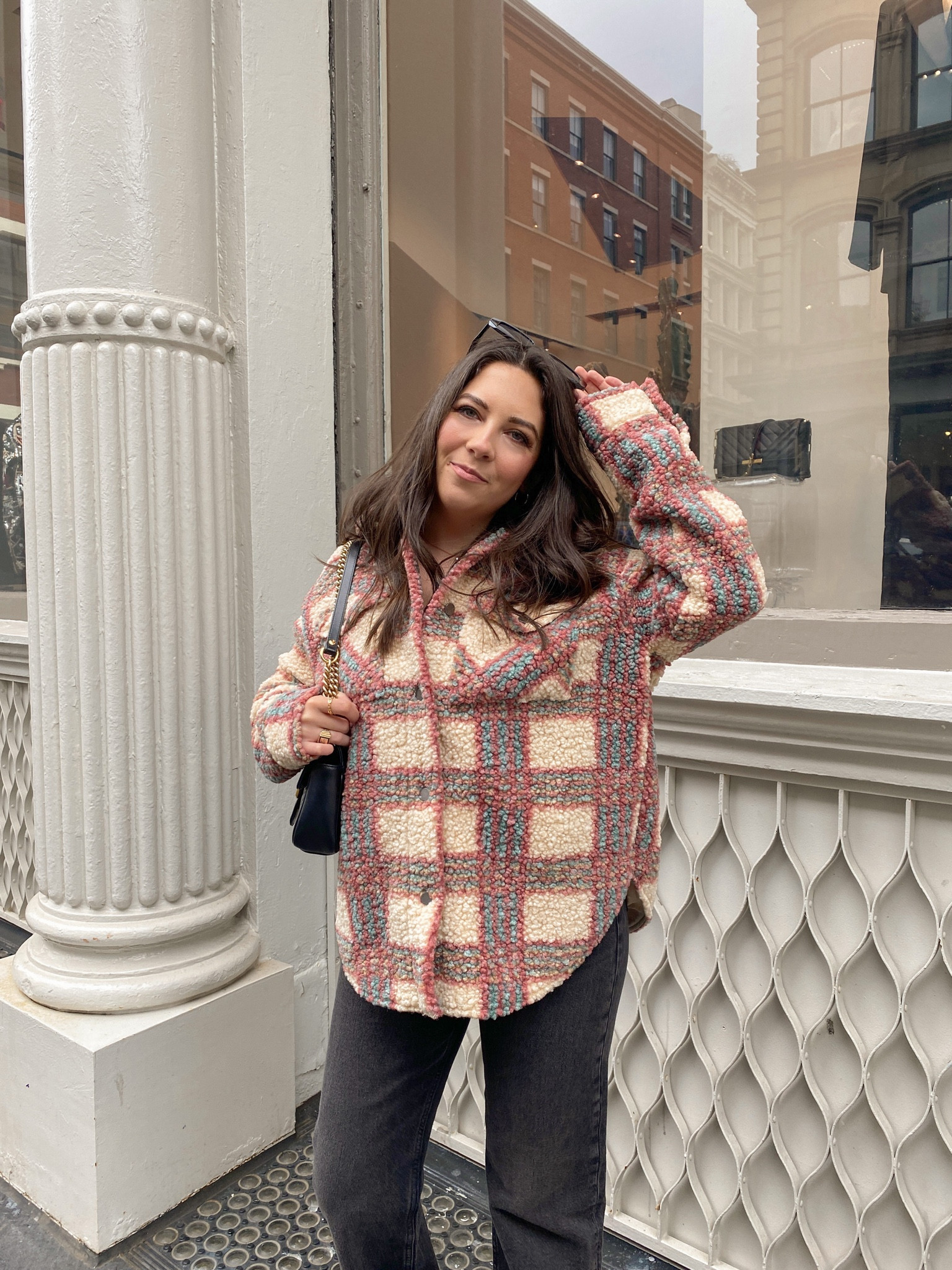 Casual shacket outfit for winter! 

#LTKstyletip #LTKSeasonal #LTKshoecrush