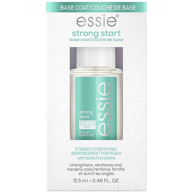 essie Nail Care, 8-Free Vegan, Strong Start Base Coat, strengthening nail polish, 0.46 fl oz | Amazon (US)