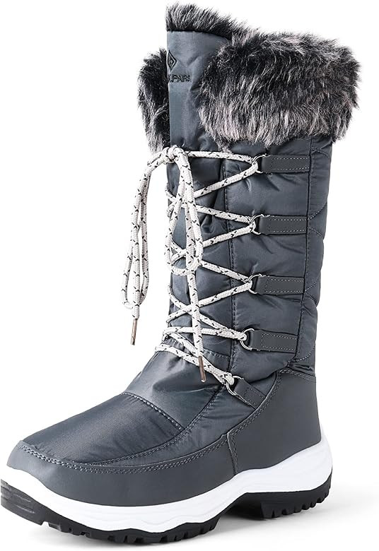 DREAM PAIRS Women's Warm Faux Fur Lined Mid-Calf Winter Snow Boots | Amazon (US)