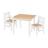 Honey-Can-Do Kids Table and Chairs TBL-09662 Natural | Amazon (US)