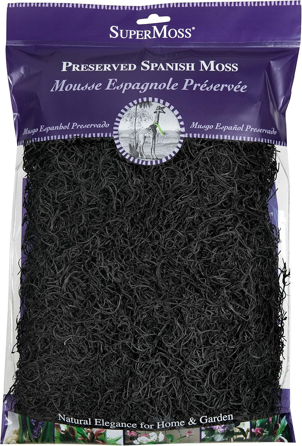SuperMoss (26973 Spanish Moss Preserved, Black, 8oz | Amazon (US)