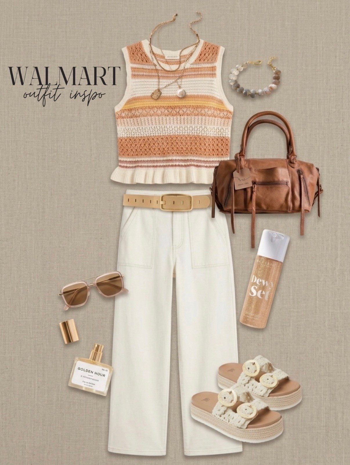 🤍 Boho chic outfit inspo from Walmart 🤍 this crochet top is a Zara look for less! I added elevated accessories to complete the outfit ✨

#LTKootd #LTKmomlife #LTKdayinmylife