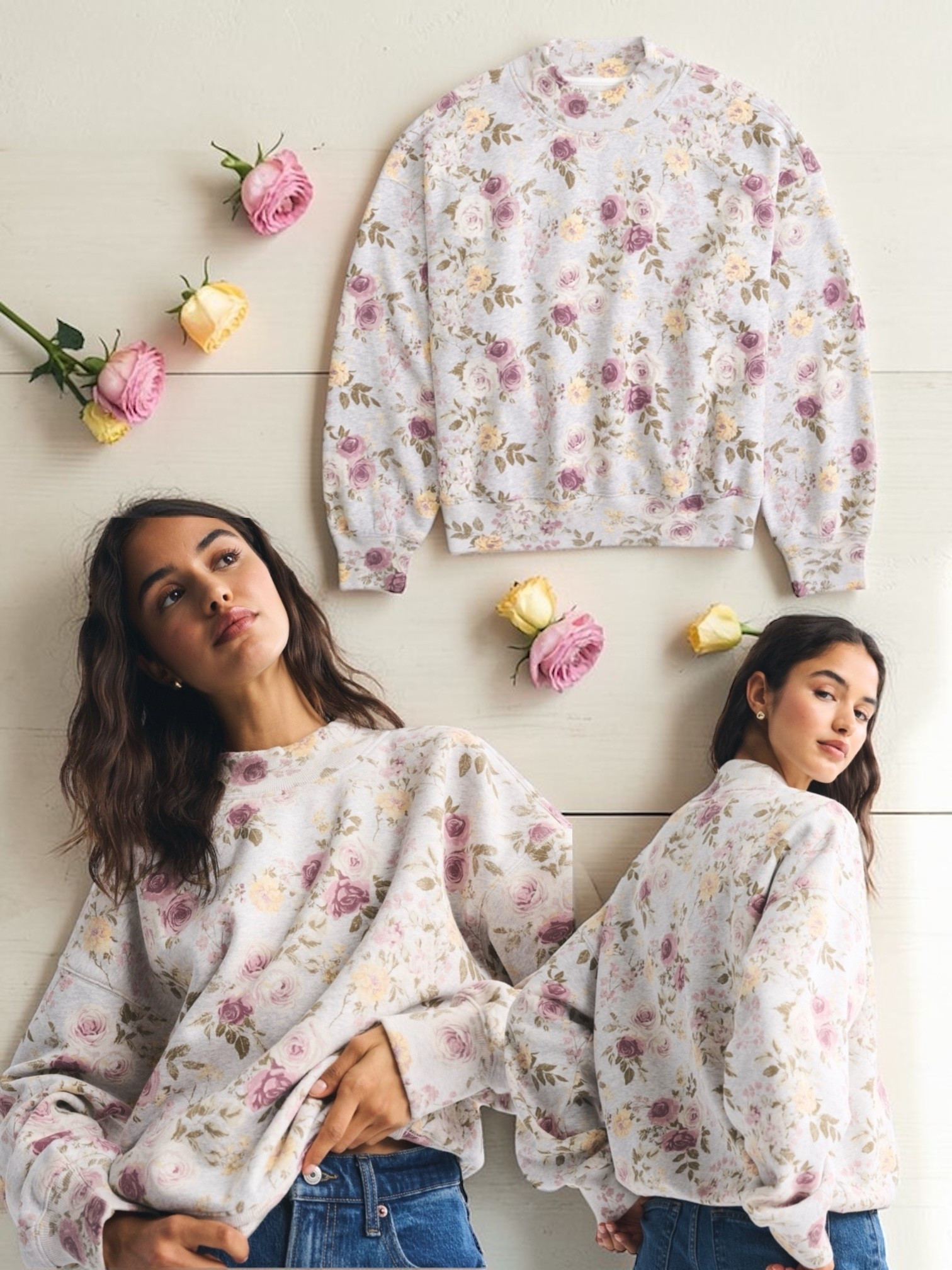 Sunday Mockneck Crew Sweatshirt from Abercrombie & Fitch. 

#LTKActive #LTKSpringSale #LTKgrwm