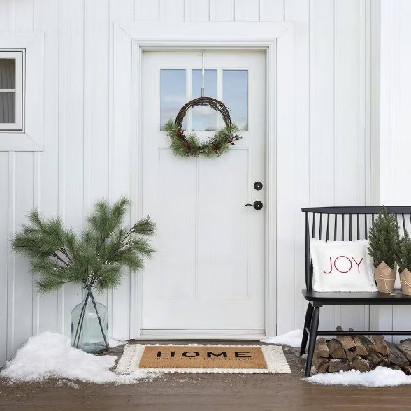 Joy Toss Pillow Red - Hearth & Hand™ with Magnolia | Target
