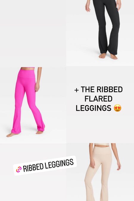 New Target ribbed flared leggings 🫶🏽

#LTKstyletip #LTKunder50 #LTKFind