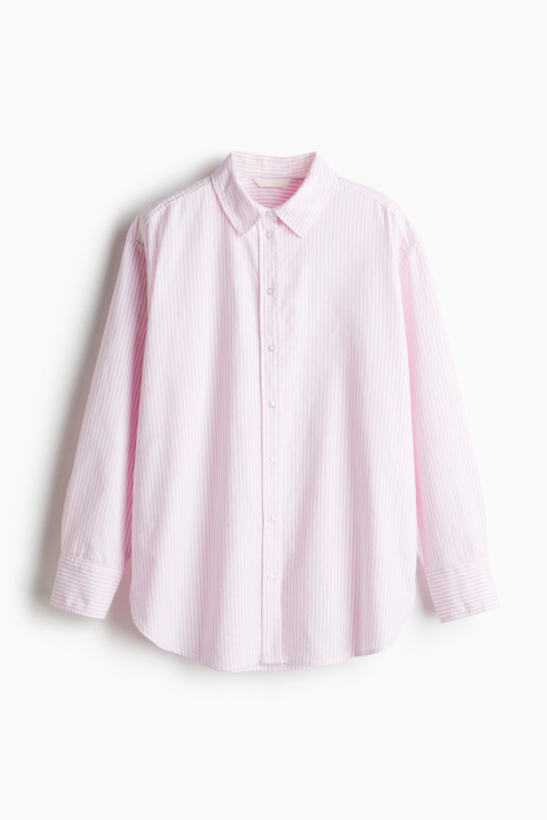 H & M - Oxford shirt - Pink | H&M (UK, MY, IN, SG, PH, TW, HK)