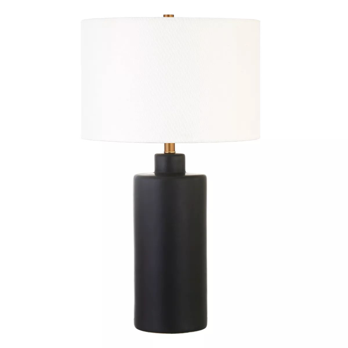 Hampton & Thyme 25" Tall Ceramic Table Lamp with Fabric Shade | Target