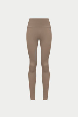 Emblem Stretch Sculpting Leggings - Cocoa | The Couture Club