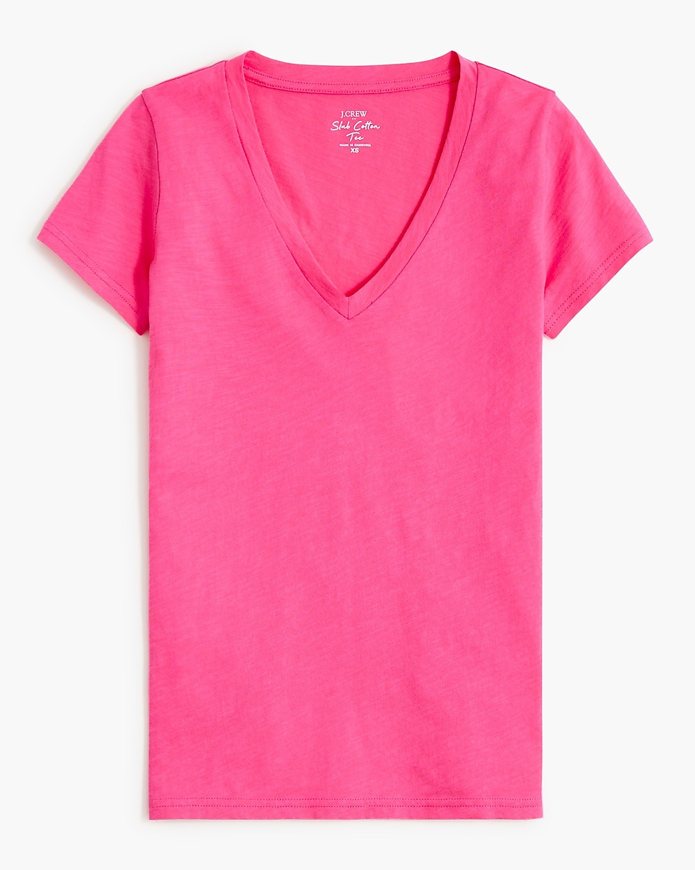 Short-sleeve vintage cotton V-neck tee | J.Crew Factory