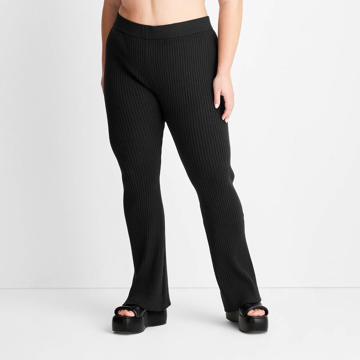 Women's High-Rise Ribbed Sweater Pants - Future Collective™ with Gabriella Karefa-Johnson | Target