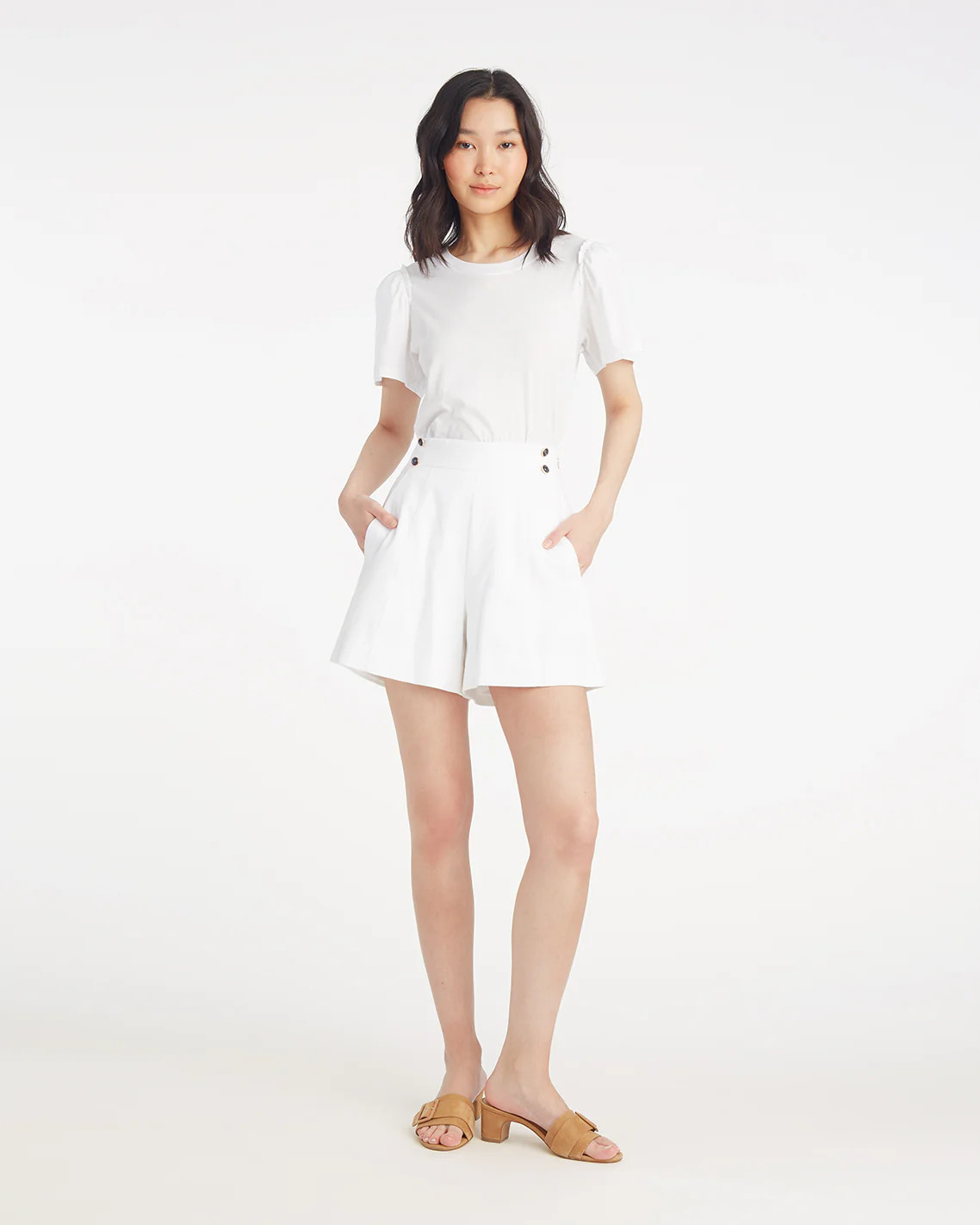 Tailored Shorts in Pique | Draper James (US)